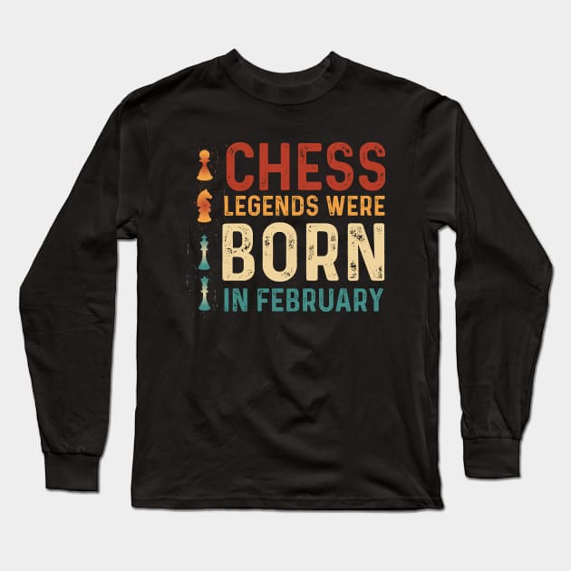 Cool Chess For Men Women Strategy Board Game Chess Lovers Long Sleeve T-Shirt by click2print